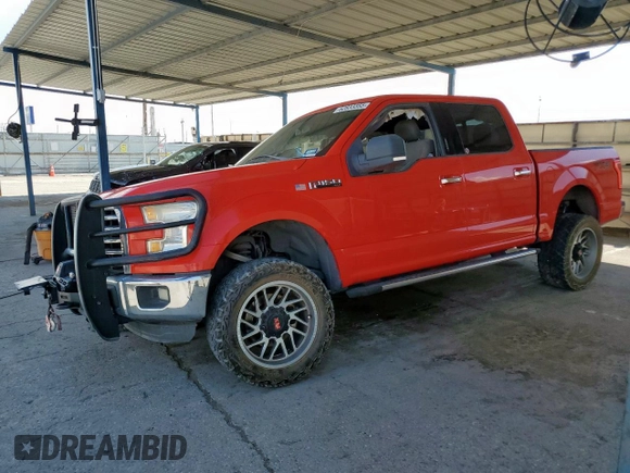 2015 Ford F-150 XLT with VIN 1FTEW1EF8FKD08747, listed as a Copart auction lot 62833355 with 141,290 mi miles and Salvage title. Bid and sale history available at DreamBid. Image 1.