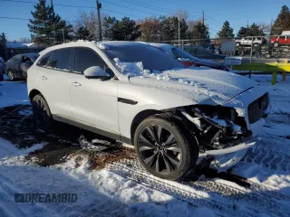 2019 Jaguar F-Pace 30t Portfolio with VIN SADCN2GX5KA365434, listed as a Copart auction lot 41701755 with 59,124 mi miles and Salvage title. Bid and sale history available at DreamBid. Image 4.