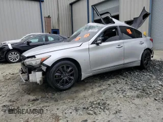 2014 Infiniti Q50 Premium with VIN JN1BV7ARXEM691878, listed as a Copart auction lot 56767475 with 151,257 mi miles and Clean title. Bid and sale history available at DreamBid. Image 1.