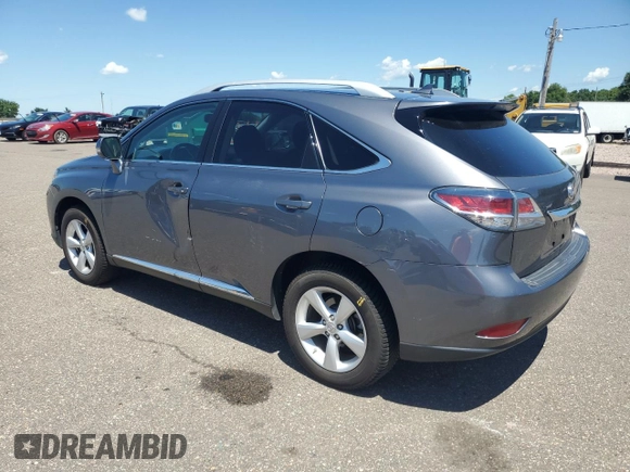 2013 Lexus RX 350 with VIN 2T2BK1BA1DC210323, listed as a Copart auction lot 63258705 with 108,464 mi miles and Salvage title. Bid and sale history available at DreamBid. Image 2.