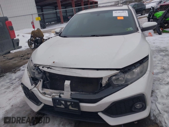 2018 Honda Civic Si with VIN 2HGFC1E50JH706377, listed as a IAAI auction lot 41384413 with 76,115 mi miles and . Bid and sale history available at DreamBid. Image 13.