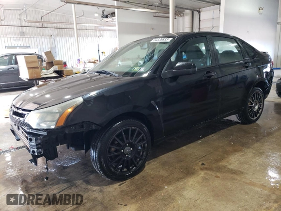 2010 Ford Focus SES with VIN 1FAHP3GN3AW271656, listed as a Copart auction lot 54339835 with 142,973 mi miles and Salvage Title. Bid and sale history available at carsss.com. Image 1.