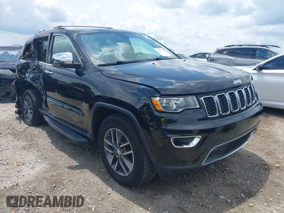 2017 Jeep Grand Cherokee Limited with VIN 1C4RJFBG8HC627895, listed as a IAAI auction lot 42477944 with 115,165 mi miles and . Bid and sale history available at DreamBid. Image 1.
