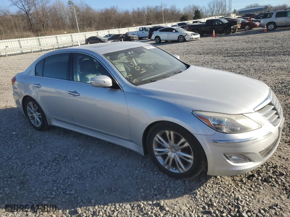 2014 Hyundai Genesis 3.8L with VIN KMHGC4DD4EU264974, listed as a Copart auction lot 89399785 with 154,230 mi miles and Salvage Title. Bid and sale history available at carsss.com. Image 4.