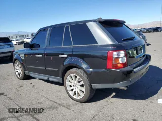 2008 Land Rover Range Rover Sport SC with VIN SALSH23408A136249, listed as a Copart auction lot 47233195 with 140,230 mi miles and Salvage Title. Bid and sale history available at carsss.com. Image 2.