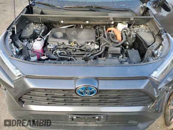 2024 Toyota RAV4 Hybrid XLE Premium with VIN 4T3B6RFV9RU155329, listed as a Copart auction lot 46131295 with 47,961 mi miles and Salvage Title. Bid and sale history available at DreamBid. Image 13.