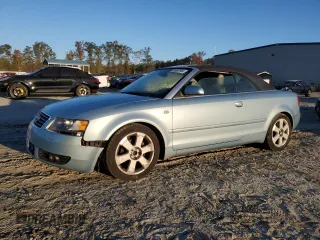 2006 Audi A4 1.8T with VIN WAUAC48H86K008306, listed as a Copart auction lot 76607954 with 87,637 mi miles and Salvage Title. Bid and sale history available at carsss.com. Image 1.