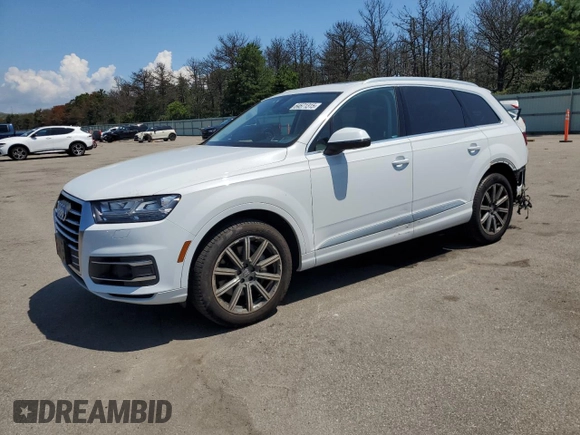 2018 Audi Q7 Premium Plus z VIN WA1LAAF78JD043140, wystawiony jako Copart lot #64671315 z przebiegiem 43 709 mil mil oraz Szkoda całkowita • Salvage title. Historia ofert i sprzedaży dostępna na DreamBid. Obrazek 1.