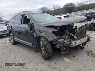 2016 Nissan Pathfinder Platinum with VIN 5N1AR2MN5GC623078, listed as a Copart auction lot 82706664 with 0 mi miles and Salvage Title. Bid and sale history available at carsss.com. Image 4.