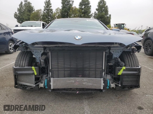 2022 BMW 8 Series 840i with VIN WBAGV2C09NCH74342, listed as a Copart auction lot 55162895 with 12,745 mi miles and Salvage Title. Bid and sale history available at DreamBid. Image 5.