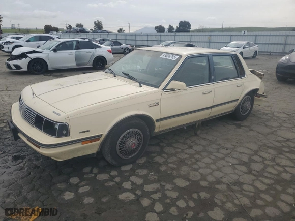 1986 Oldsmobile Cutlass Ciera Brougham with VIN 1G3AM19W1GD373914, listed as a Copart auction lot 45536785 with NaN miles and Salvage Title. Bid and sale history available at carsss.com. Image 1.