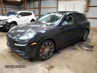 2017 Porsche Cayenne GTS z VIN WP1AD2A25HLA80201, wystawiony jako Copart lot #77460464 z przebiegiem 185 501 mil mil oraz Czysty tytuł • Clean title. Historia ofert i sprzedaży dostępna na DreamBid. Obrazek 1.