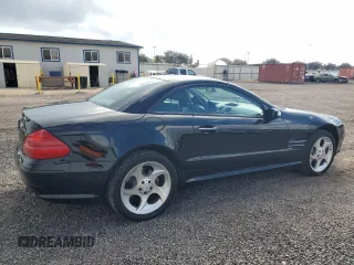 2005 Mercedes-Benz SL 500 with VIN WDBSK75F75F098620, listed as a Copart auction lot 55349735 with Not Provided miles and Clean Title. Bid and sale history available at DreamBid. Image 3.