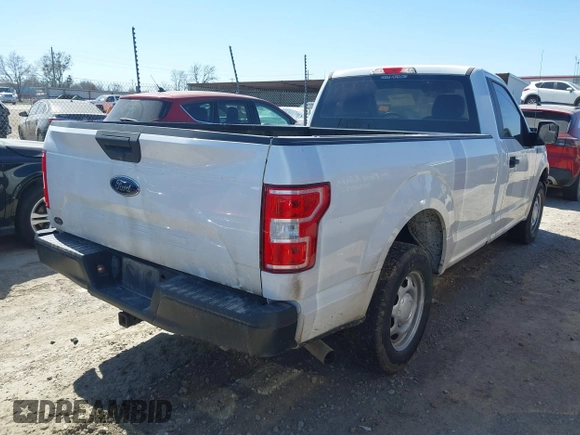 2018 Ford F-150 XL with VIN 1FTMF1C51JKC43237, listed as a IAAI auction lot 41760801 with 347,677 mi miles. Bid and sale history available at carsss.com. Image 4.