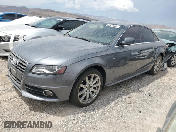 2012 Audi A4 2.0T Premium Plus with VIN WAUEFAFL4CA111576, listed as a Copart auction lot 66430664 with 127,157 mi miles and Salvage Title. Bid and sale history available at carsss.com. Image 1.