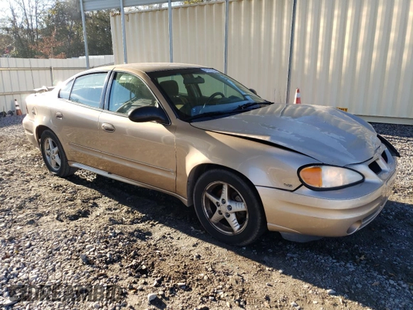 2004 Pontiac Grand Am SE1 with VIN 1G2NF52E24C139890, listed as a Copart auction lot 41479215 with 160,045 mi miles and Salvage Title. Bid and sale history available at carsss.com. Image 4.