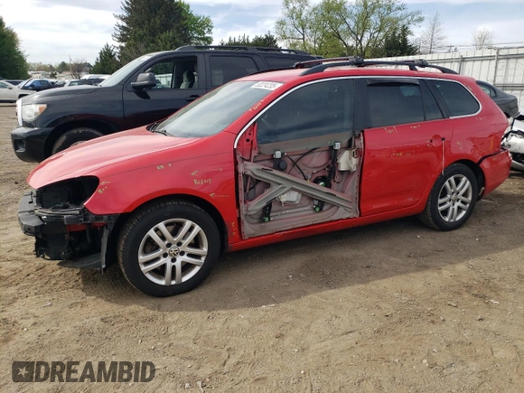 2012 Volkswagen Jetta TDI w/Sunroof & Nav with VIN 3VWPL7AJ3CM688015, listed as a Copart auction lot 53224235 with 65,332 mi miles and Salvage title. Bid and sale history available at DreamBid. Image 1.