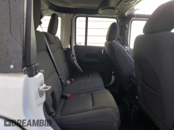 2023 Jeep Wrangler Sahara with VIN 1C4HJXEN6PW692981, listed as a Copart auction lot 42307845 with 26,017 mi miles and Non repairable. Bid and sale history available at DreamBid. Image 10.