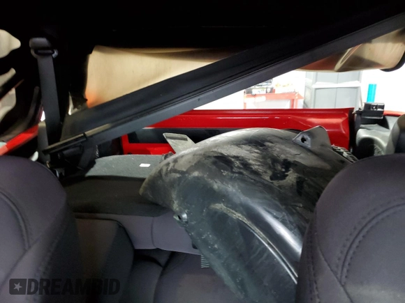 2014 Jeep Wrangler Sport with VIN 1C4AJWAG6EL139619, listed as a Copart auction lot 54935445 with 79,001 mi miles and Salvage title. Bid and sale history available at DreamBid. Image 10.