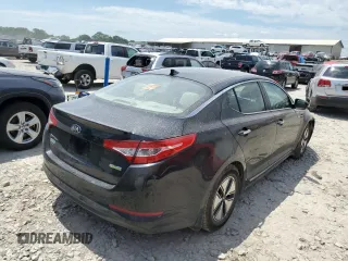 2013 Kia Optima Hybrid LX with VIN KNAGM4AD2D5062209, listed as a Copart auction lot 55801604 with 204,150 mi miles and Salvage Title. Bid and sale history available at carsss.com. Image 3.