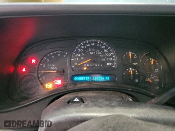 2006 GMC Sierra 1500 SLE1 z VIN 2GTEK13Z161329061, wystawiony jako Copart lot #60918725 z przebiegiem 184 084 mil mil oraz Czysty tytuł • Clean title. Historia ofert i sprzedaży dostępna na DreamBid. Obrazek 9.