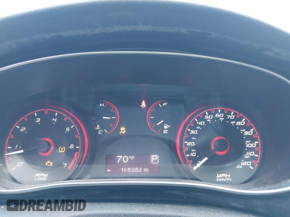 2013 Dodge Dart SXT with VIN 1C3CDFBA6DD330514, listed as a IAAI auction lot 41824401 with 165,352 mi miles and . Bid and sale history available at DreamBid. Image 7.
