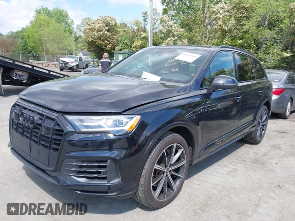 2021 Audi Q7 Premium Plus with VIN WA1LXAF74MD018111, listed as a IAAI auction lot 41967005 with 70,857 mi miles and . Bid and sale history available at DreamBid. Image 17.