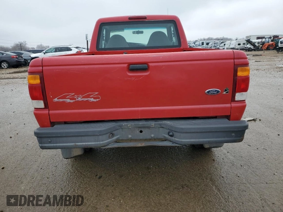 1999 Ford Ranger XL with VIN 1FTZR15V2XTA68235, listed as a Copart auction lot 43344065 with 244,580 mi miles and Salvage Title. Bid and sale history available at carsss.com. Image 6.