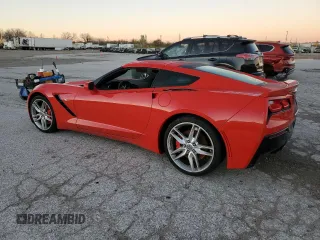 2015 Chevrolet Corvette Z51 2LT с VIN 1G1YK2D73F5118208, выставлен на аукционе Copart как лот 81051324 с пробегом Не указан миль и Списание • Salvage title. История ставок и продаж доступна на DreamBid. Изображение 2.