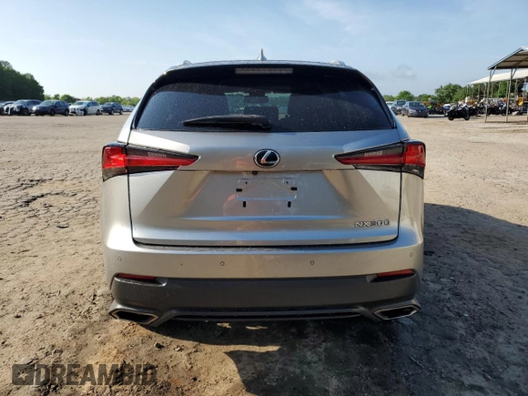 2019 Lexus NX 300 with VIN JTJBARBZ7K2207799, listed as a Copart auction lot 55317495 with 78,161 mi miles and Salvage title. Bid and sale history available at DreamBid. Image 6.