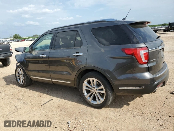 2018 Ford Explorer Limited с VIN 1FM5K7F81JGC26512, выставлен на аукционе Copart как лот 54957005 с пробегом 159 925 миль миль и Списание • Salvage title. История ставок и продаж доступна на DreamBid. Изображение 2.