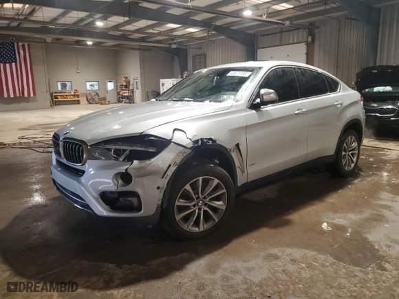 2019 BMW X6 xDrive35i with VIN 5UXKU2C55K0Z64336, listed as a Copart auction lot 45971195 with 44,596 mi miles and Salvage Title. Bid and sale history available at carsss.com. Image 1.