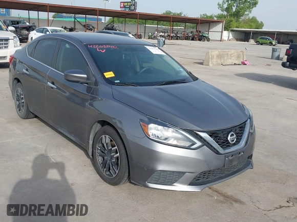 2017 Nissan Sentra S with VIN 3N1AB7AP0HY365821, listed as a IAAI auction lot 42263740 with 93,055 mi miles and . Bid and sale history available at DreamBid. Image 1.