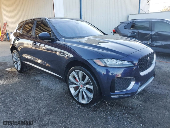 2018 Jaguar F-PACE S with VIN SADCM2FV1JA251271, listed as a Copart auction lot 46032465 with 85,051 mi miles and Non Repairable. Bid and sale history available at carsss.com. Image 4.