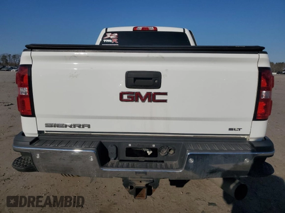 2017 GMC Sierra 2500HD SLT with VIN 1GT12TEY2HF139067, listed as a Copart auction lot 43919285 with 56,169 mi miles and Salvage Title. Bid and sale history available at carsss.com. Image 6.