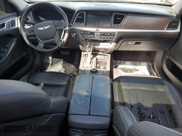 2015 Hyundai Genesis 3.8L with VIN KMHGN4JE7FU084770, listed as a Copart auction lot 50250765 with Not Provided miles and Salvage Title. Bid and sale history available at DreamBid. Image 8.