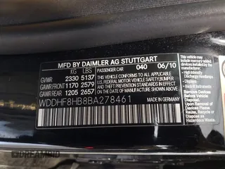 2011 Mercedes-Benz E 350 Luxury with VIN WDDHF8HB8BA278461, listed as a IAAI auction lot 42549089 with 130,765 mi miles and . Bid and sale history available at DreamBid. Image 9.