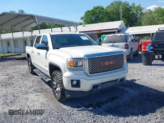 2015 GMC Sierra 1500 Denali with VIN 3GTU2WEC8FG426010, listed as a IAAI auction lot 42058583 with 142,117 mi miles. Bid and sale history available at carsss.com. Image 1.