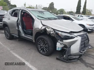 2022 Lexus NX with VIN 2T2GGCEZ8NC002364, listed as a IAAI auction lot 41871979 with 8,575 mi miles. Bid and sale history available at carsss.com. Image 1.