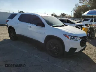 2020 Chevrolet Traverse LS with VIN 1GNERFKW1LJ229602, listed as a Copart auction lot 88529455 with 80,680 mi miles and Salvage Title. Bid and sale history available at carsss.com. Image 4.