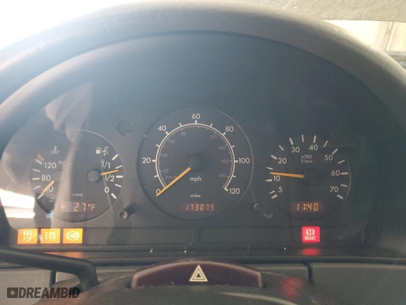 1999 Mercedes-Benz M-Class with VIN 4JGAB54E7XA136885, listed as a Copart auction lot 42031775 with 173,079 mi miles and Salvage Title. Bid and sale history available at carsss.com. Image 9.