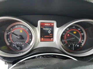 2017 Dodge Journey SE with VIN 3C4PDCAB2HT701139, listed as a Copart auction lot 43537005 with 76,530 mi miles and Salvage Title. Bid and sale history available at DreamBid. Image 9.