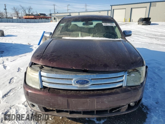 2009 Ford Taurus Limited with VIN 1FAHP25WX9G101242, listed as a Copart auction lot 44817395 with 0 mi miles and Salvage Title. Bid and sale history available at carsss.com. Image 5.