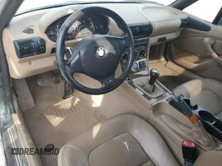 2001 BMW Z3 2.5i with VIN WBACN33421LK49587, listed as a Copart auction lot 77477174 with 122,981 mi miles and Salvage Title. Bid and sale history available at carsss.com. Image 8.