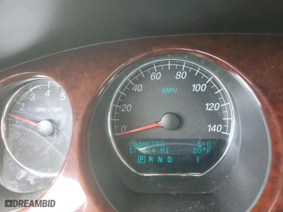2007 Buick Lucerne V6 CXL with VIN 1G4HD57247U102864, listed as a Copart auction lot 46366805 with 175,414 mi miles and Salvage Title. Bid and sale history available at carsss.com. Image 9.
