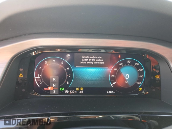 2024 Volkswagen Atlas SE with VIN 1V2DE2CA5RC262903, listed as a Copart auction lot 57241995 with 4,186 mi miles and Salvage title. Bid and sale history available at DreamBid. Image 9.