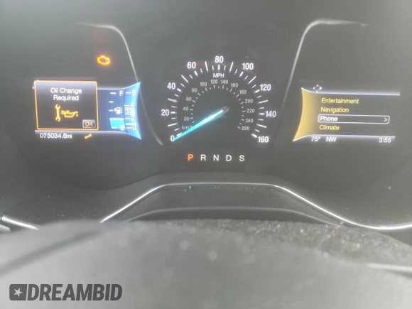 2015 Ford Fusion SE with VIN 3FA6P0H94FR166349, listed as a Copart auction lot 56282604 with 75,034 mi miles and Salvage Title. Bid and sale history available at carsss.com. Image 9.