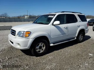 2001 Toyota Sequoia Limited with VIN 5TDBT48A51S000739, listed as a Copart auction lot 50018255 with 290,977 mi miles and Non Repairable. Bid and sale history available at carsss.com. Image 1.
