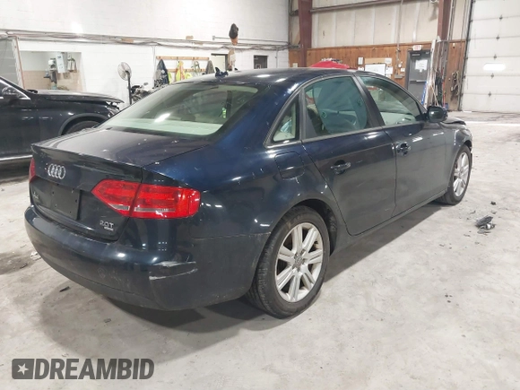 2010 Audi A4 2.0T Premium with VIN WAUBFAFL7AN038776, listed as a IAAI auction lot 41586188 with 114,923 mi miles. Bid and sale history available at carsss.com. Image 4.