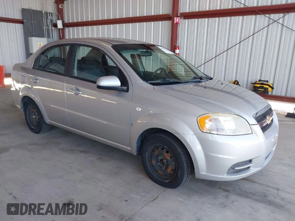 2007 Chevrolet Aveo LS with VIN KL1TD56667B049669, listed as a IAAI auction lot 41989575 with 73,710 mi miles and . Bid and sale history available at DreamBid. Image 1.